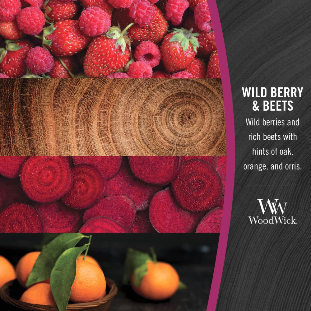 Woodwick Wild Berry & Beets Large Canlde