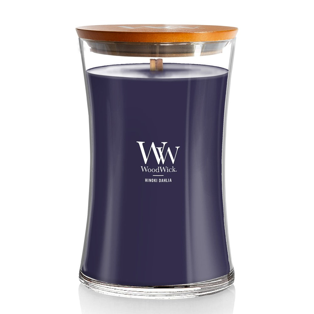 Woodwick Large Candle- Hinoki Dahlia