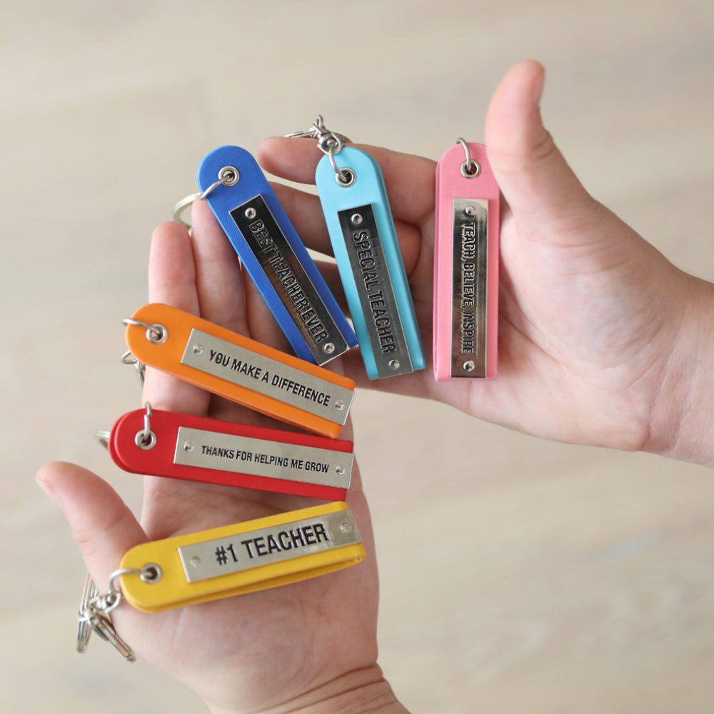 Teacher #1 Teacher Keychain