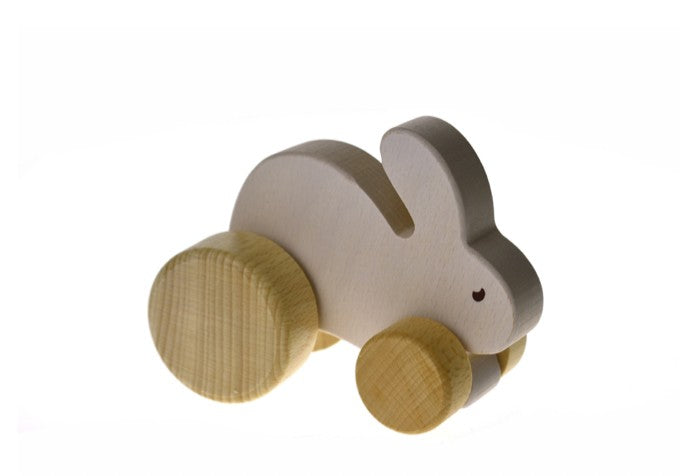 Wooden Animal Car - Rabbit