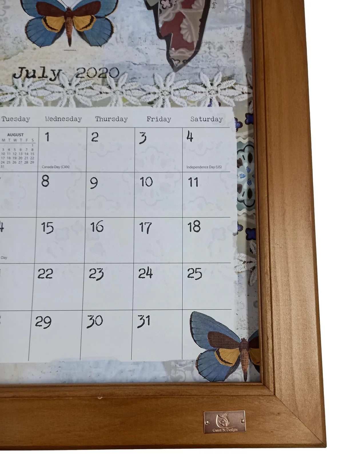 Farmhouse Calendar Holder/frame