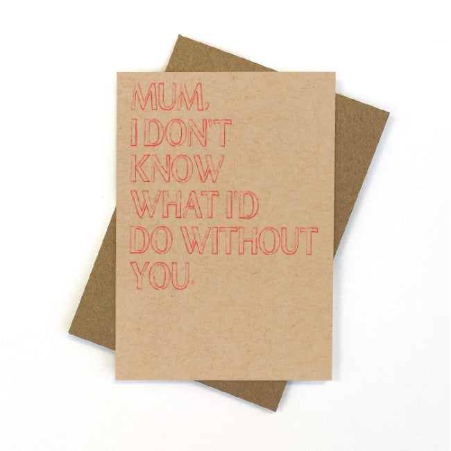 Mothers Day Card - Stamped Gratitude