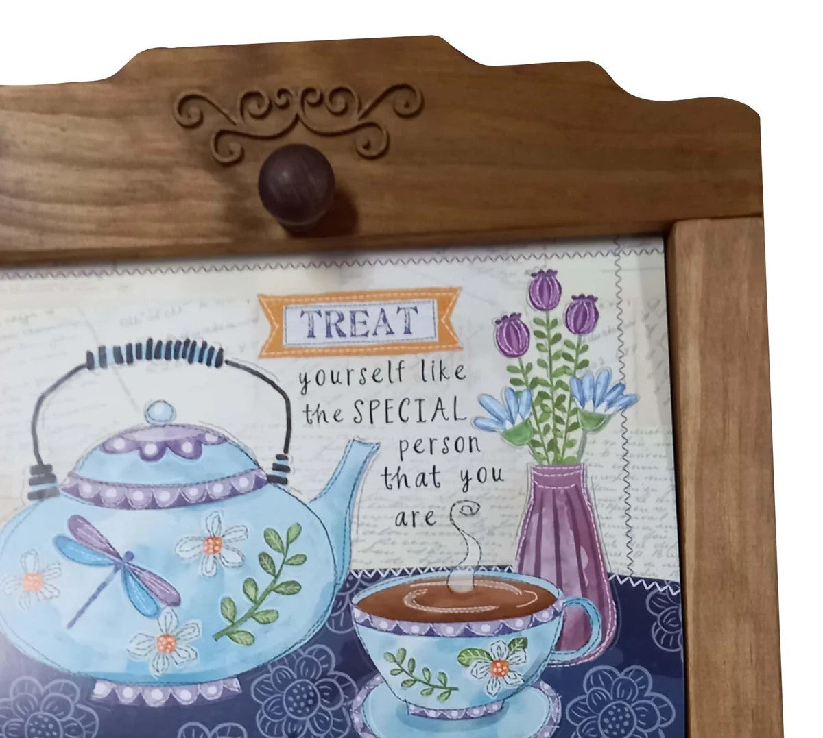 Flip Frame Wooden Calendar Holder