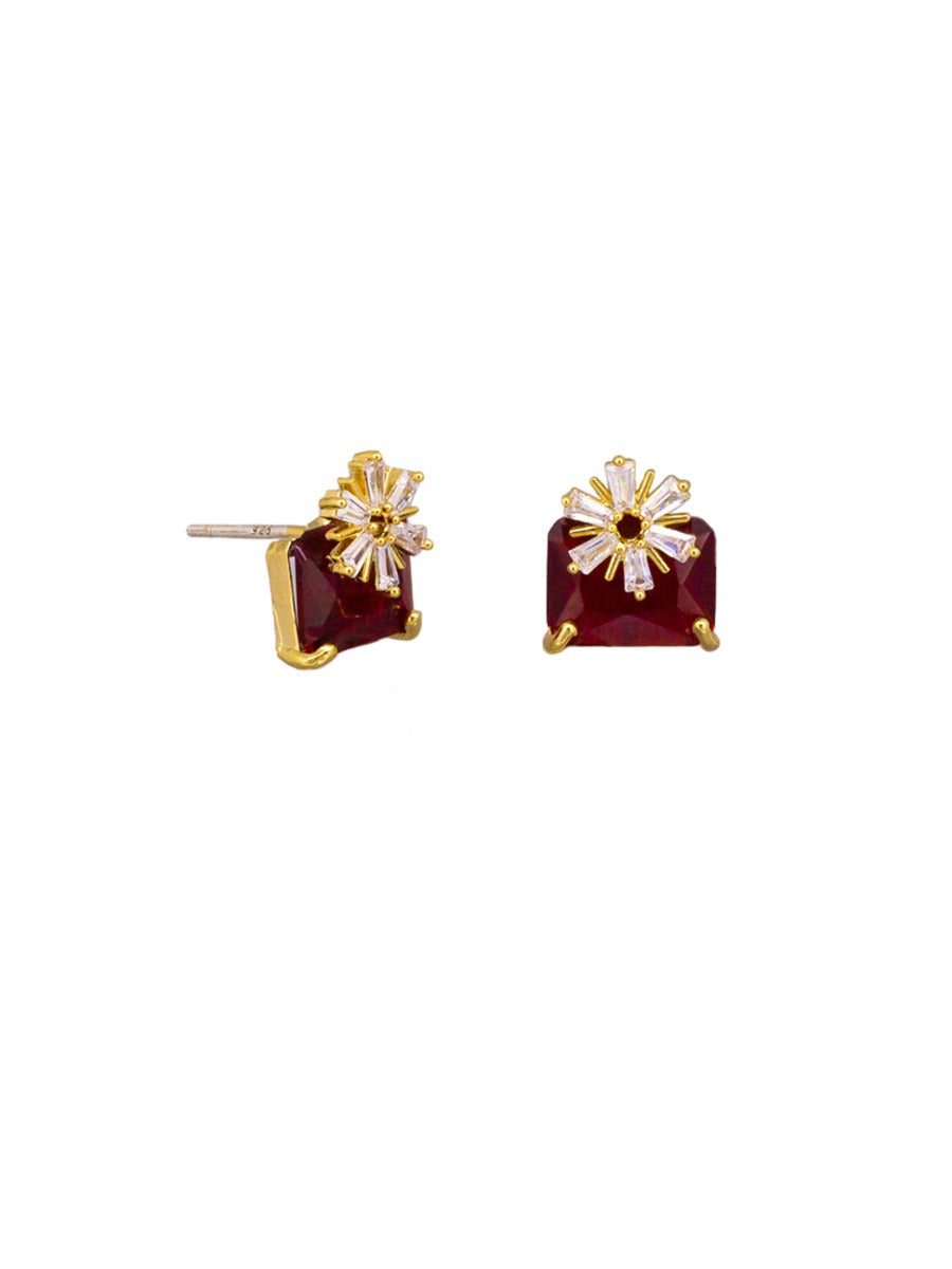 Tiger Tree - Ruby Alana Earrings
