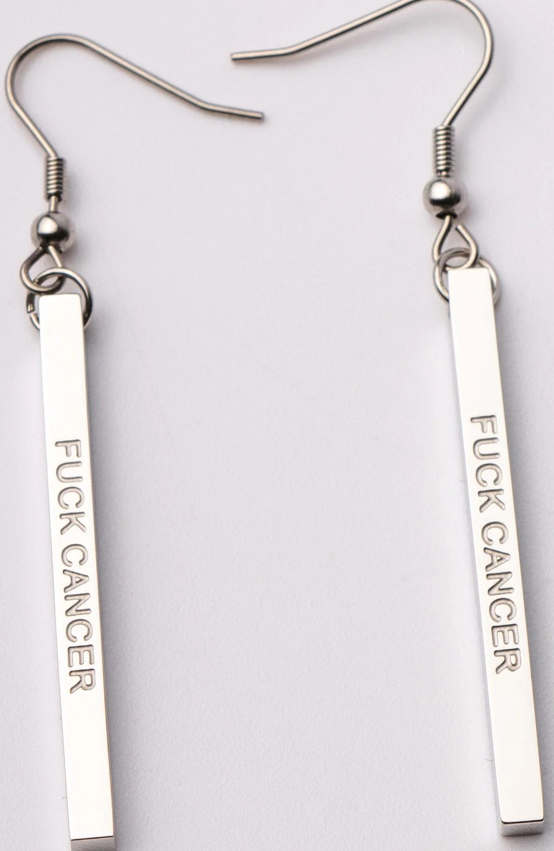 F*ck Cancer Earings
