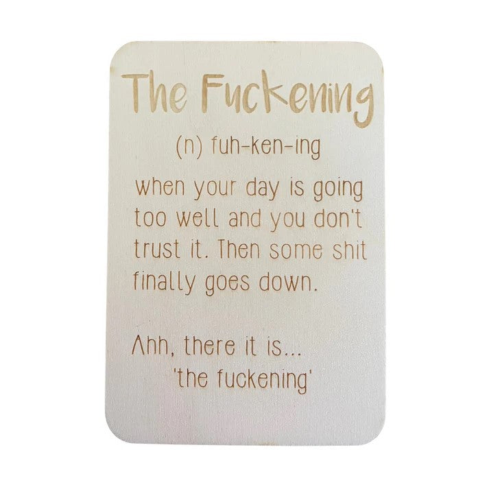 Keep Cards - The F**kening