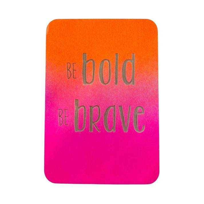 Keep Cards - Be Bold Be Brave