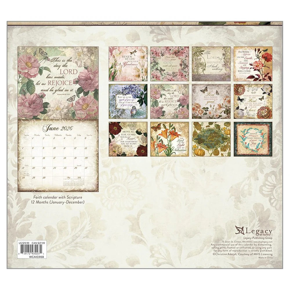 Walk By Faith Calendar