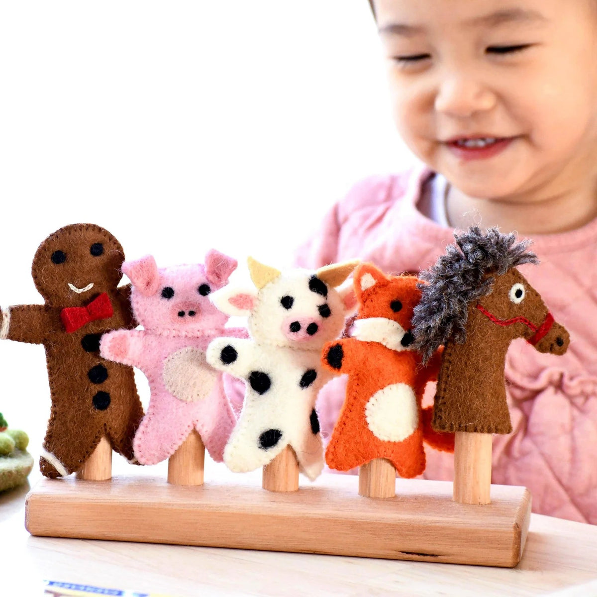 Finger Puppet Set - The Gingerbread Man