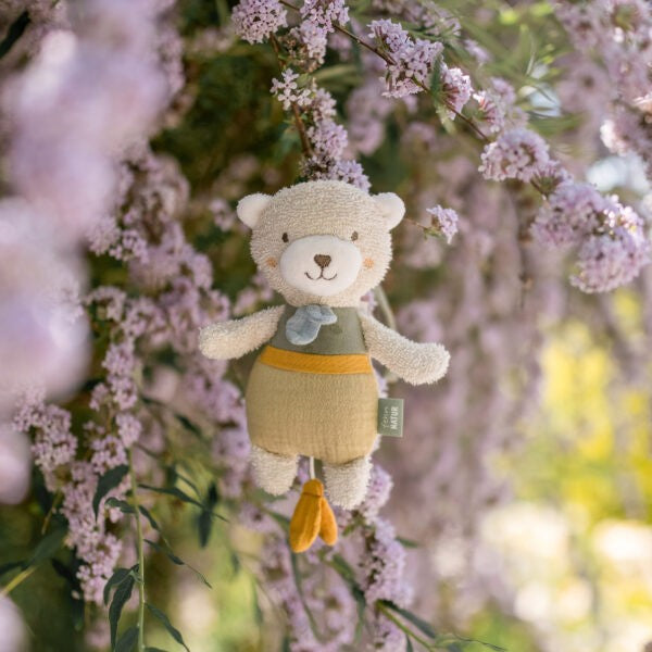 Baby Fehn Natural Musical Bear Hanging Toy