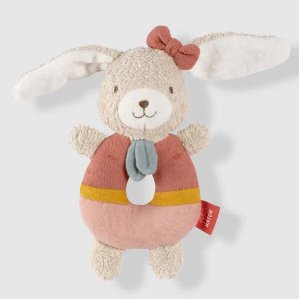 Baby Fehn Soft Ring Rattle Hare