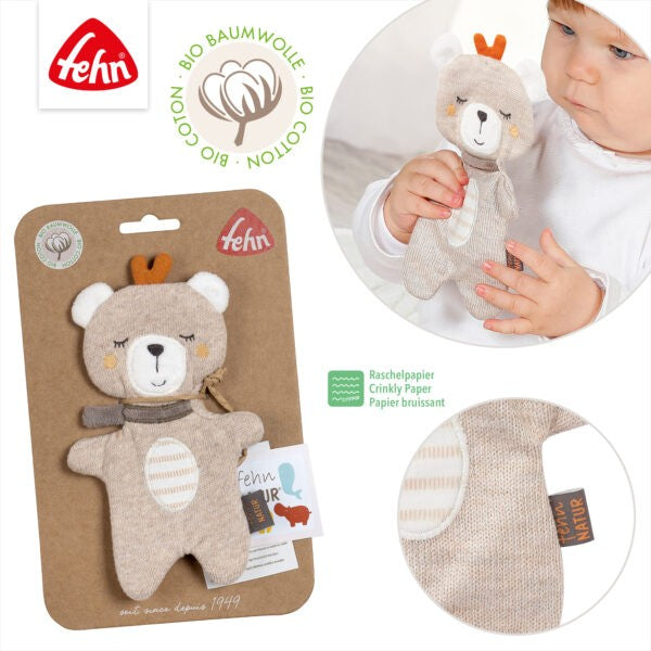 Baby Fehn Crinkle Teddy
