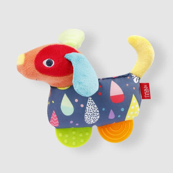 Baby Fehn Grabber Dog With Teether