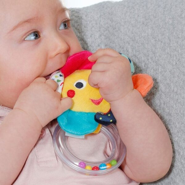 Baby Fehn Rattle Ring Flower