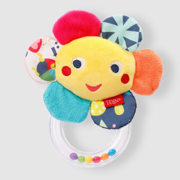Baby Fehn Rattle Ring Flower