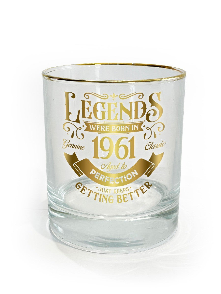 Legend Glass Tumbler 1961