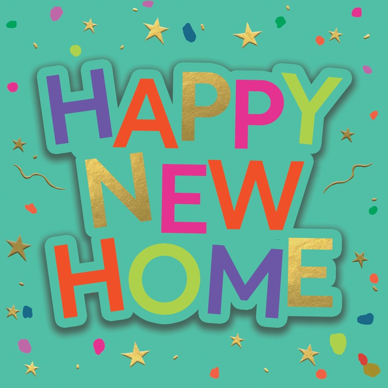 Card - Happy New Home Stars