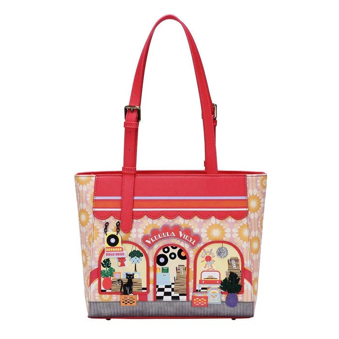 Vendula Vinyl Shopper Bag