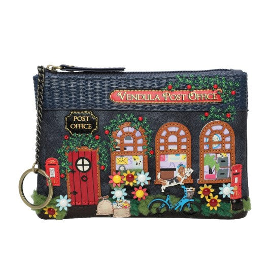 Vendula The Old Post Office- Navy Edition- Zipper Key Coin Purse