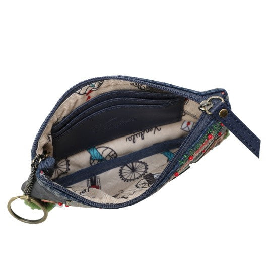 Vendula The Old Post Office- Navy Edition- Zipper Key Coin Purse