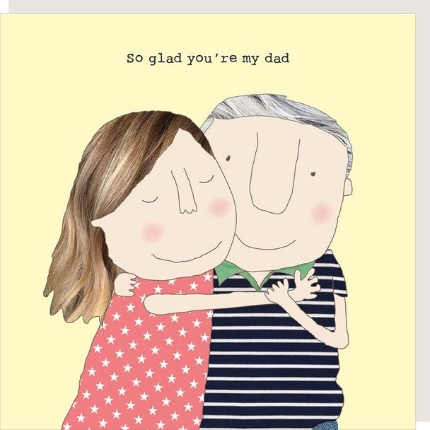 Fathers Day Card - Rosie Made A Thing Glad Dad