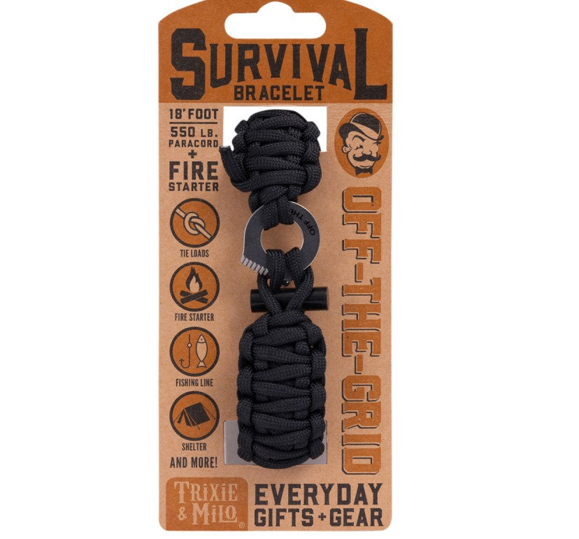 Trixie & Milo Off The Grid Survival Braclet