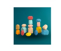 Wooden Stacking Stone Blocks