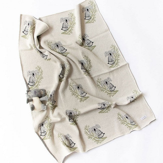 Clancy Koala Blanket 80x100cm