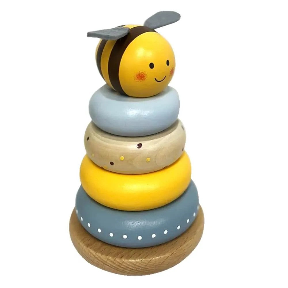 Wooden Bee Stacking Toy