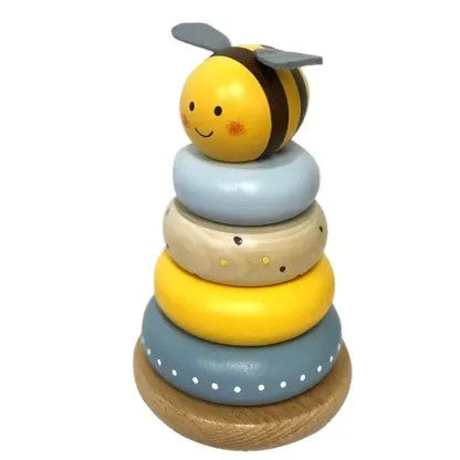 Wooden Bee Stacking Toy