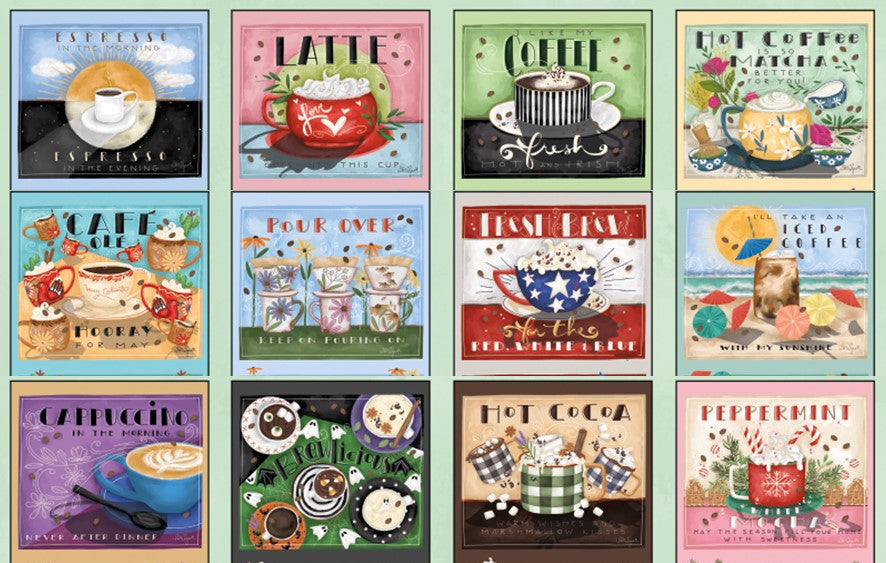 Coffee Wall Calendar 2025