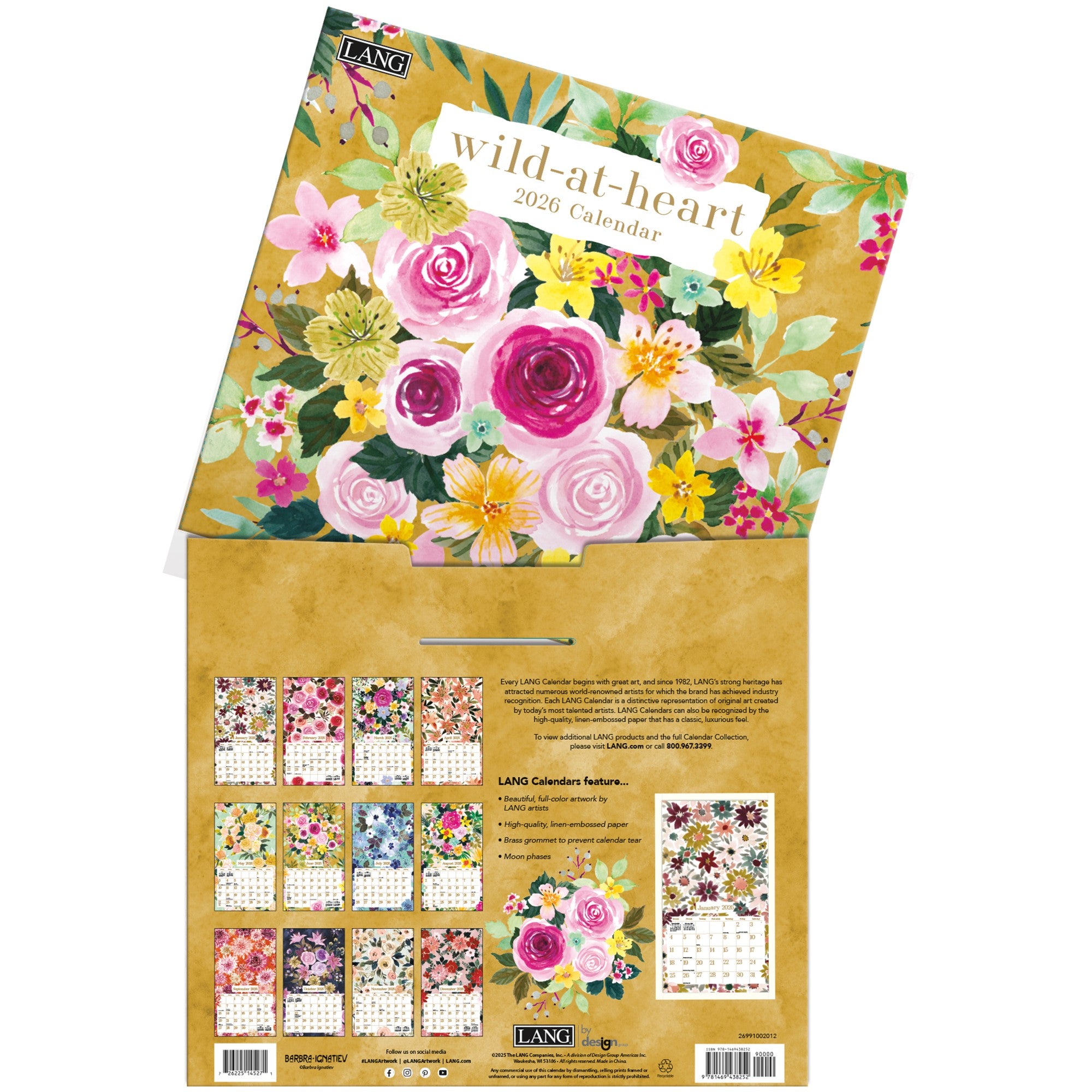 Wild At Heart Lang Calendar