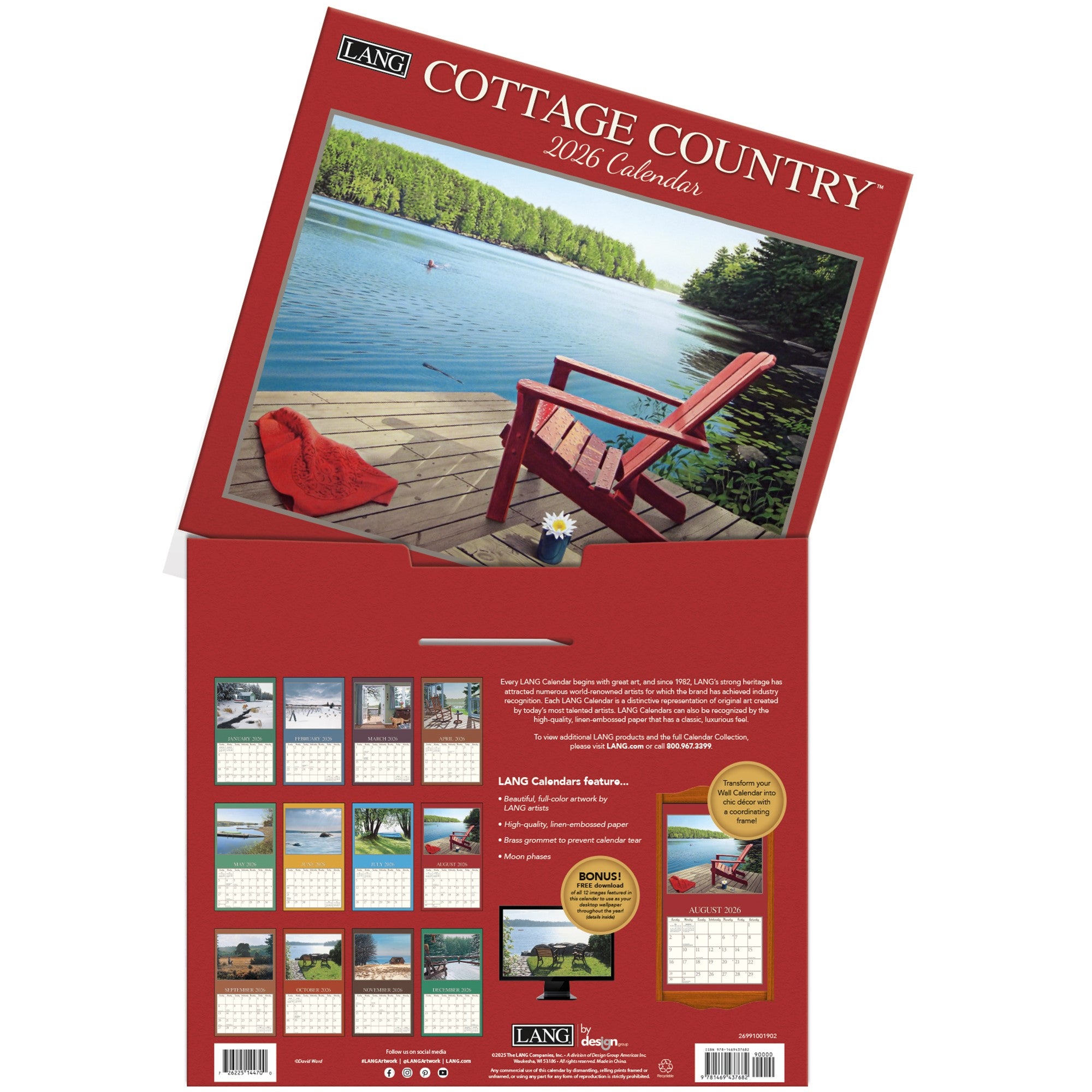 Cottage Country Lang Calendar