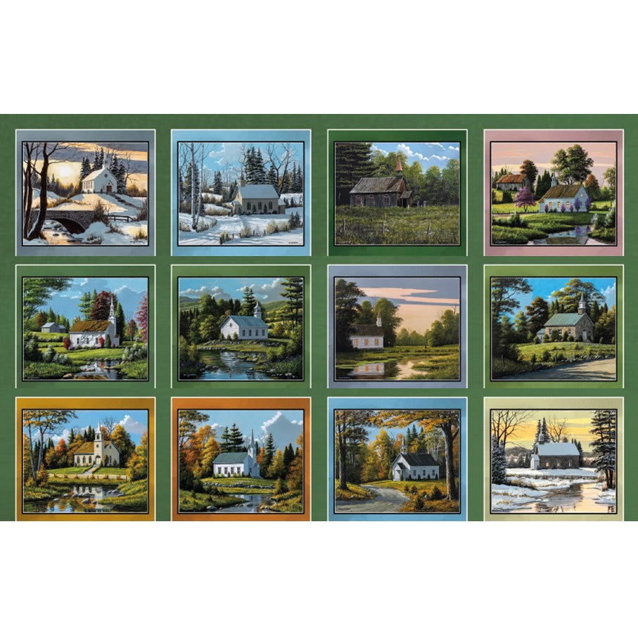 Country Churches Lang Calendar