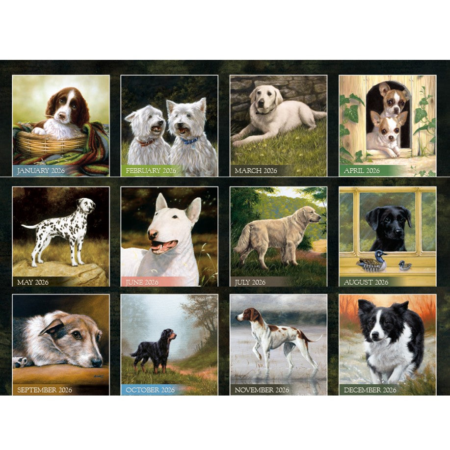 Love Of Dogs Wall Calendar