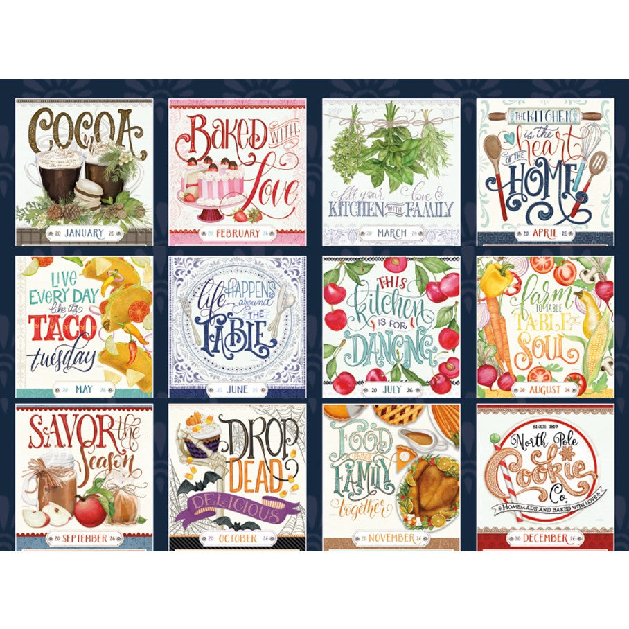 Love To Cook Wall Calendar