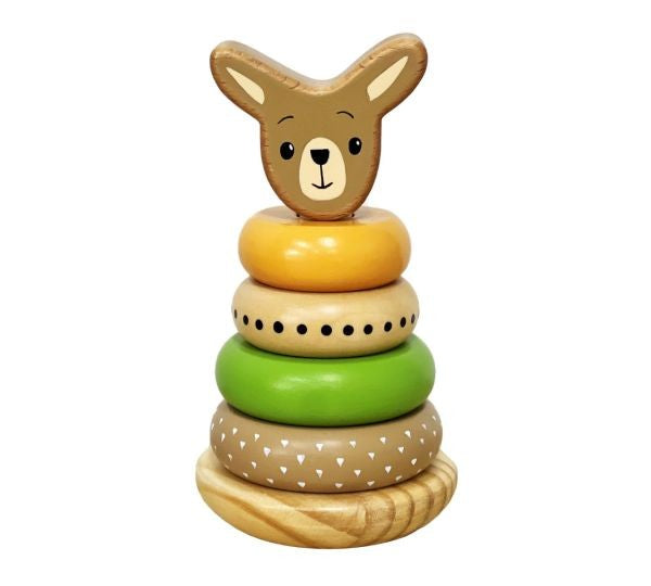Wooden Stacking Kangaroo