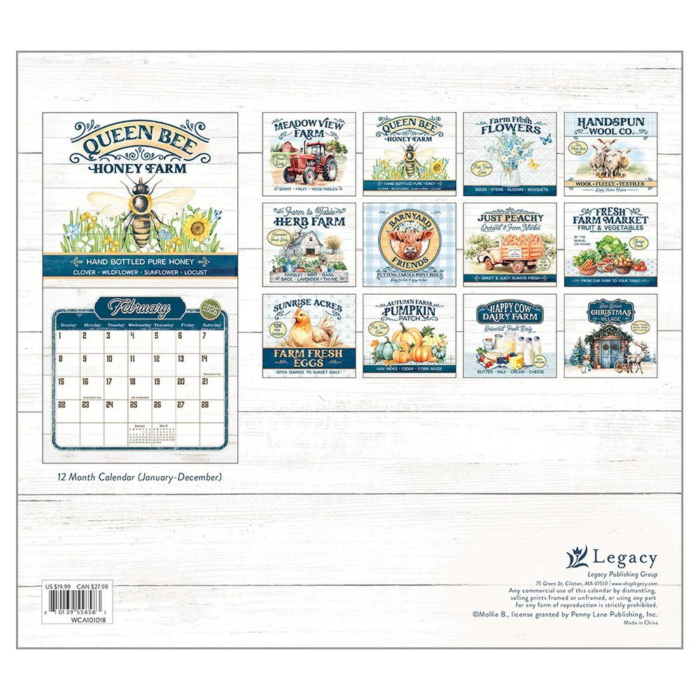 Farm To Table Calendar
