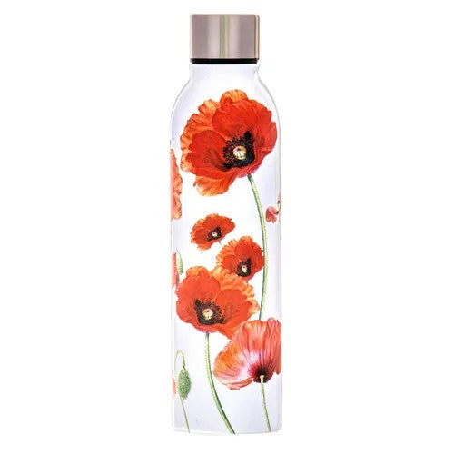 Red Poppies Drink Bottle