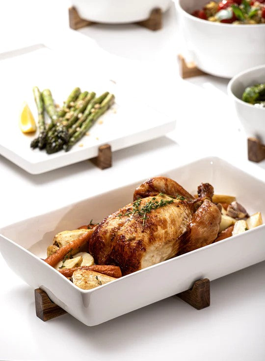 Alto Oven To Table Rectangle Dish With Trivet