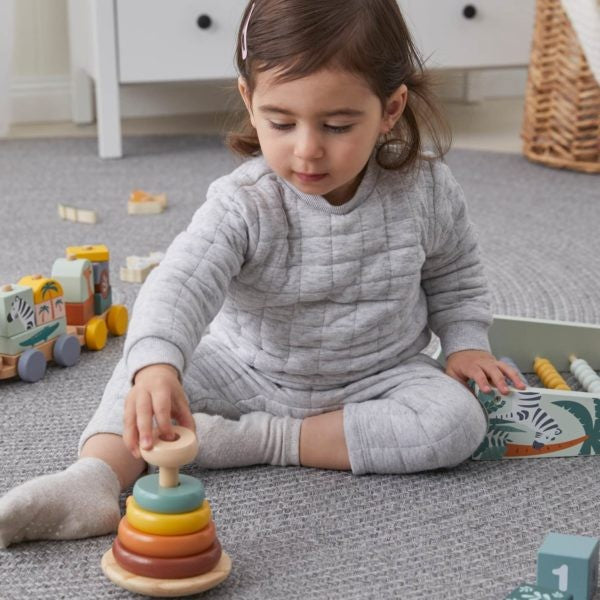 Wooden Tiger Tower Rings