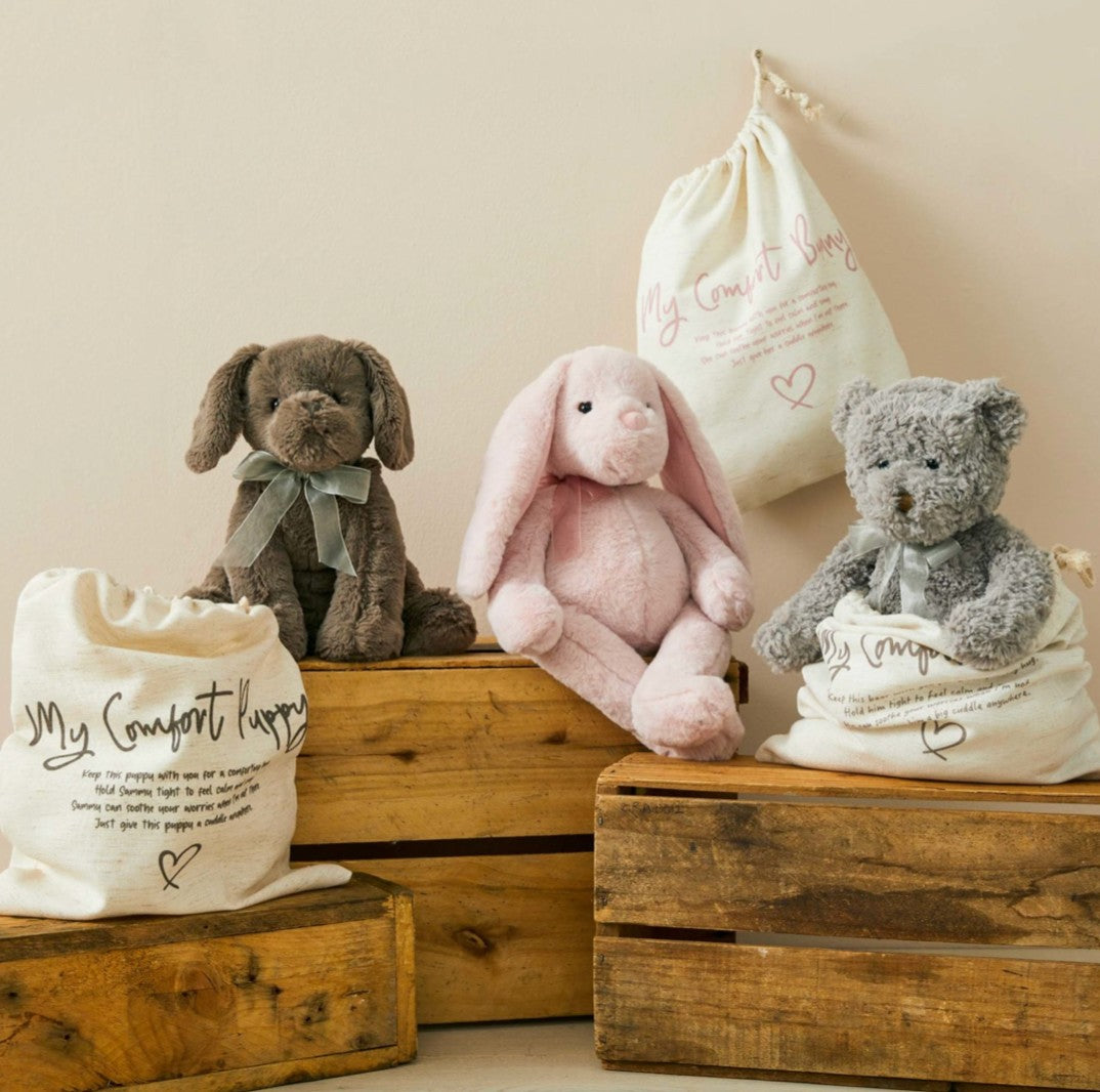 Darcy The Comfort Bear - Grey