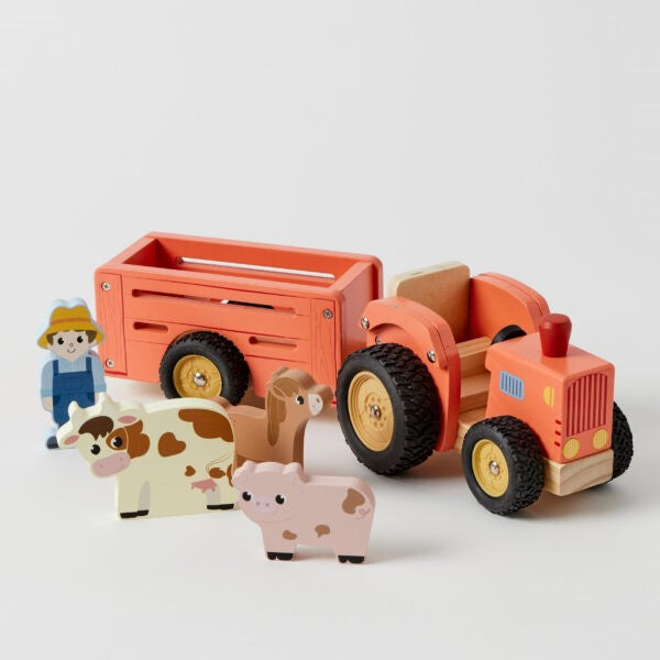 Wooden- Farm Truck Set