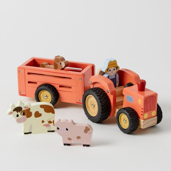 Wooden- Farm Truck Set