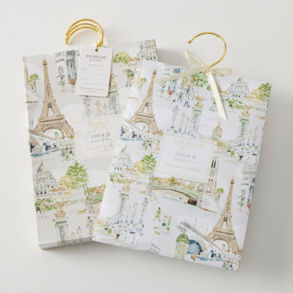 Amour Scented Hanging Sachets Set Of 4 - French Linen