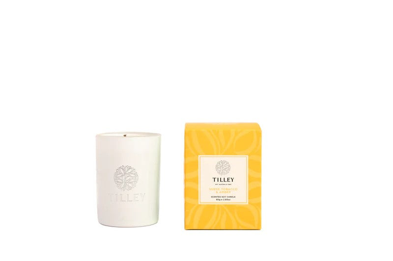 Petite Candle - Suede Tobacco & Amber