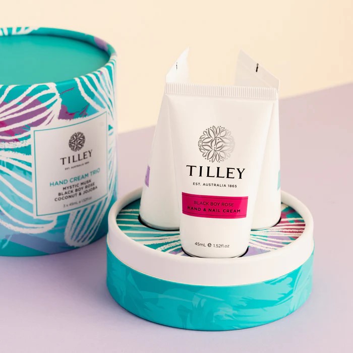 Tilley Limited Edition Hand Cream Trio Gift Set 3 X 45ml
