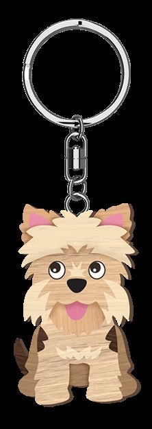 Life Is Better - Terrier Keyring