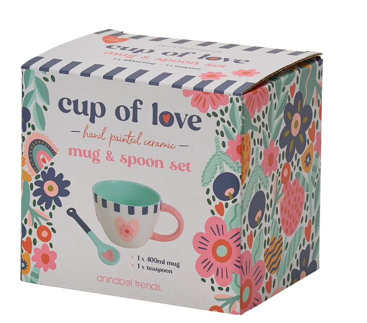 Cup Of Love Mug & Spoon Set