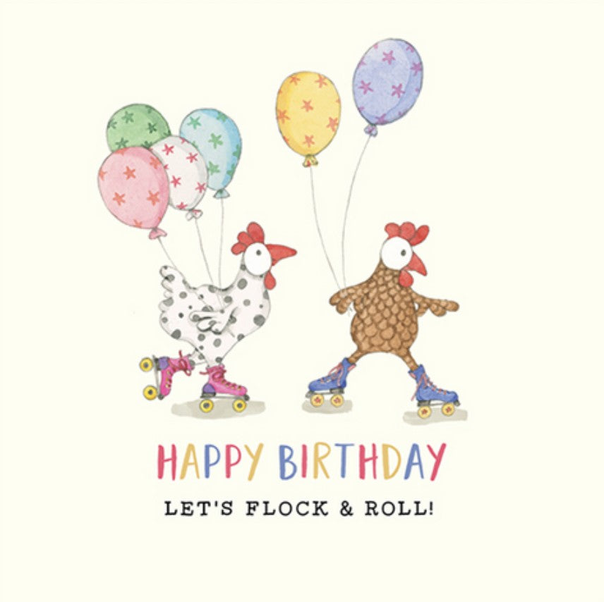 Card - Let's Flock And Roll! (twigseeds)